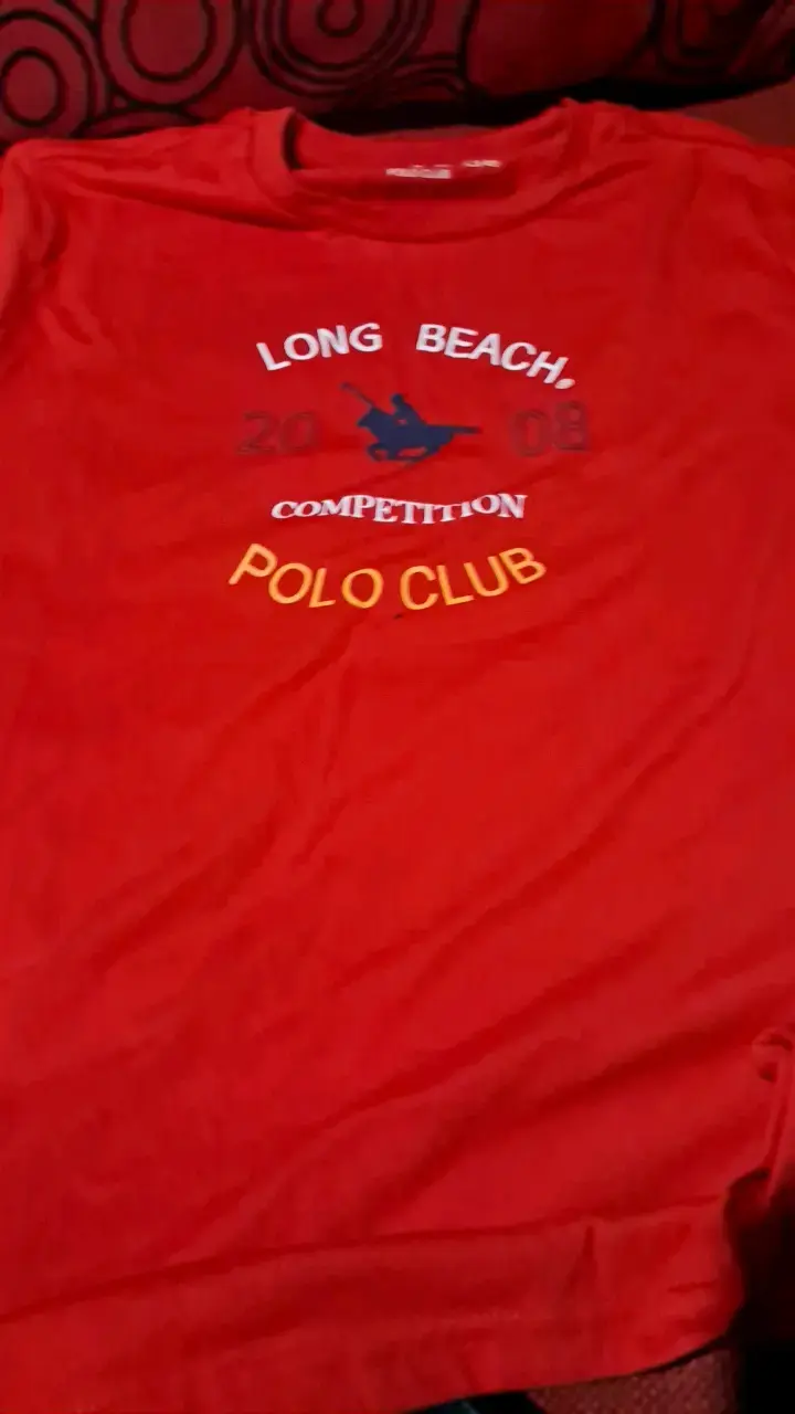 Polera roja Long Beach Polo Club