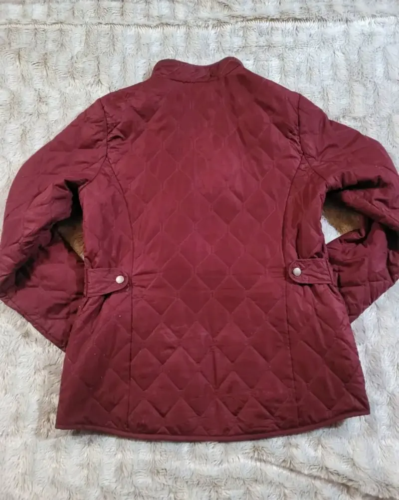 Chaqueta acolchada burdeos Eddie Bauer M - 3