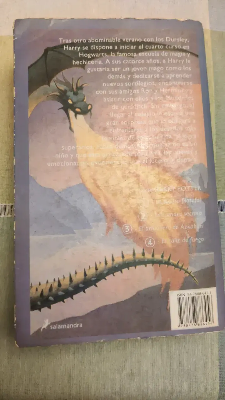 Libro Harry Potter y el Cáliz de Fuego de J.K. Rowling - 2