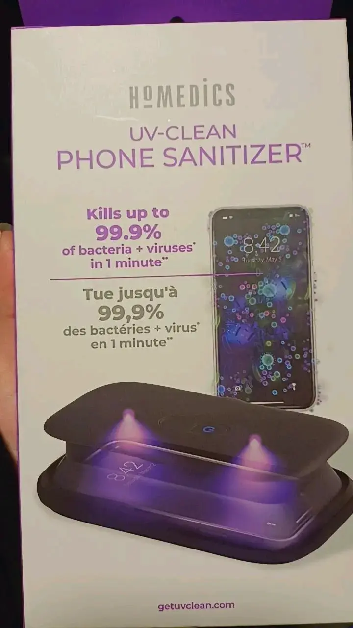 Sanitizador de Teléfonos UV-Clean HoMedics