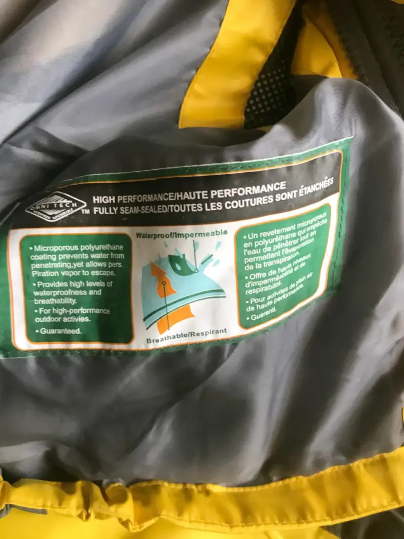 Chaqueta Impermeable Columbia Titanium Amarilla - 2