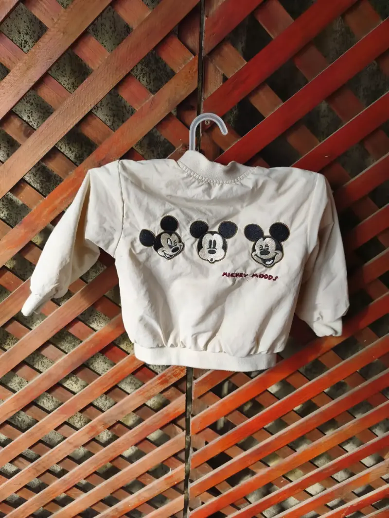 Chaqueta infantil reversible Spiderman y Mickey Mouse - 3