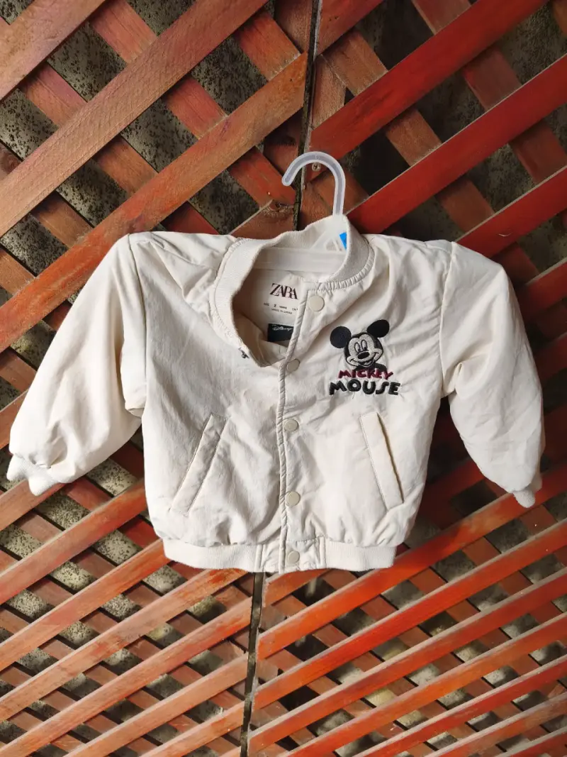 Chaqueta infantil reversible Spiderman y Mickey Mouse - 4