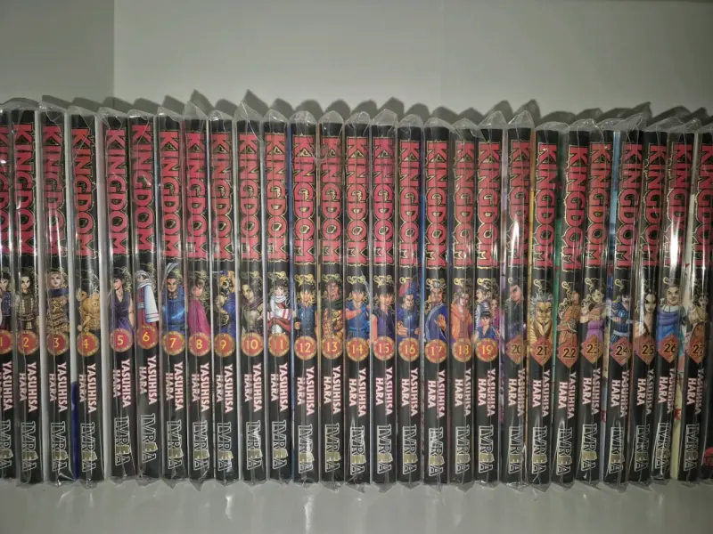Colección de mangas Kingdom.