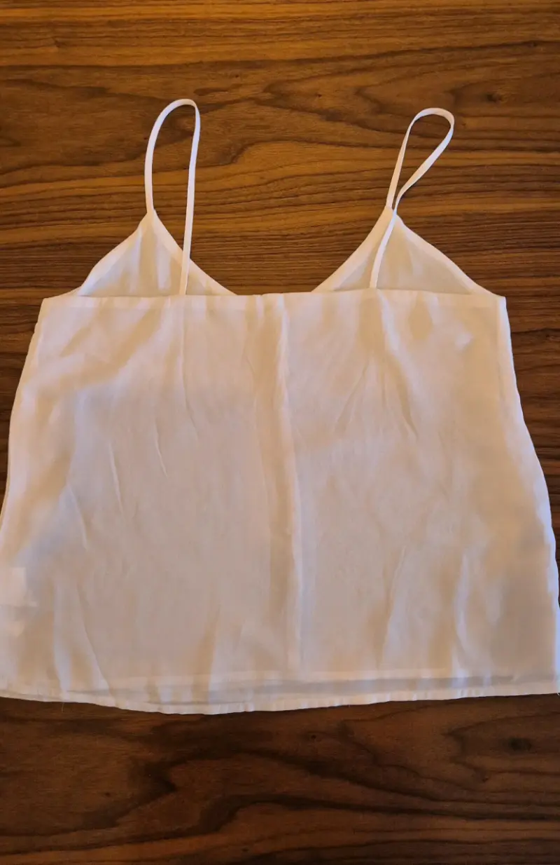 Blusa blanca de tirantes Opposite talla M - 2