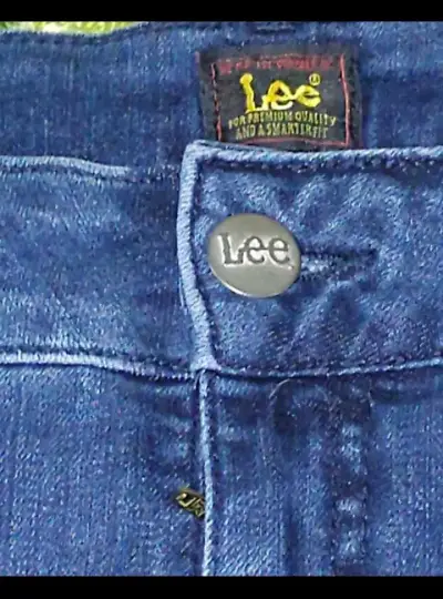 Jeans Lee azul oscuro de mujer - miniatura 3