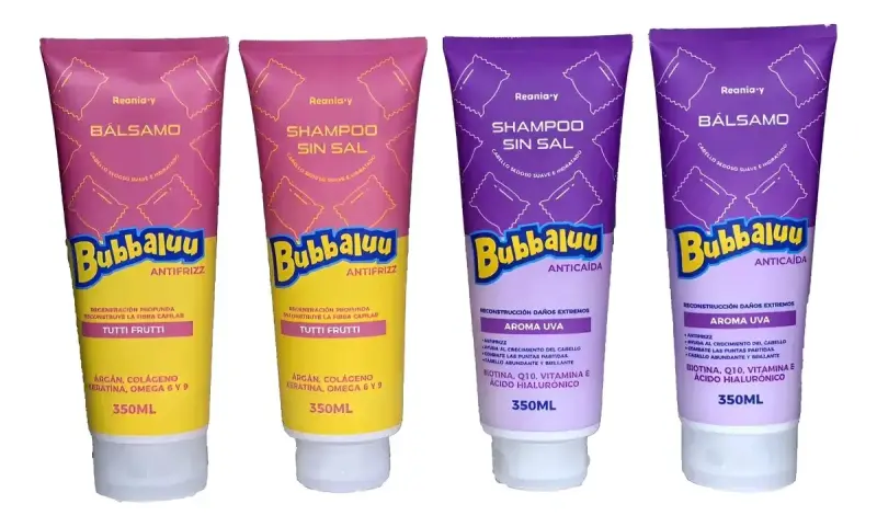 Set de Cremas y Shampoos Bubbaluu Aromas Frutales - 2