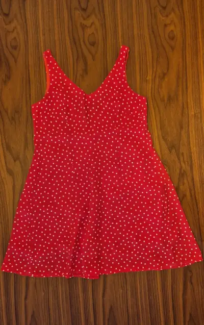 Vestido rojo con lunares blancos Hannah Hardy - miniatura 1