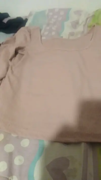 Polera manga larga rosada para mujer - miniatura 4