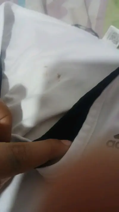 Polera deportiva blanca Adidas ClimaLite - miniatura 2