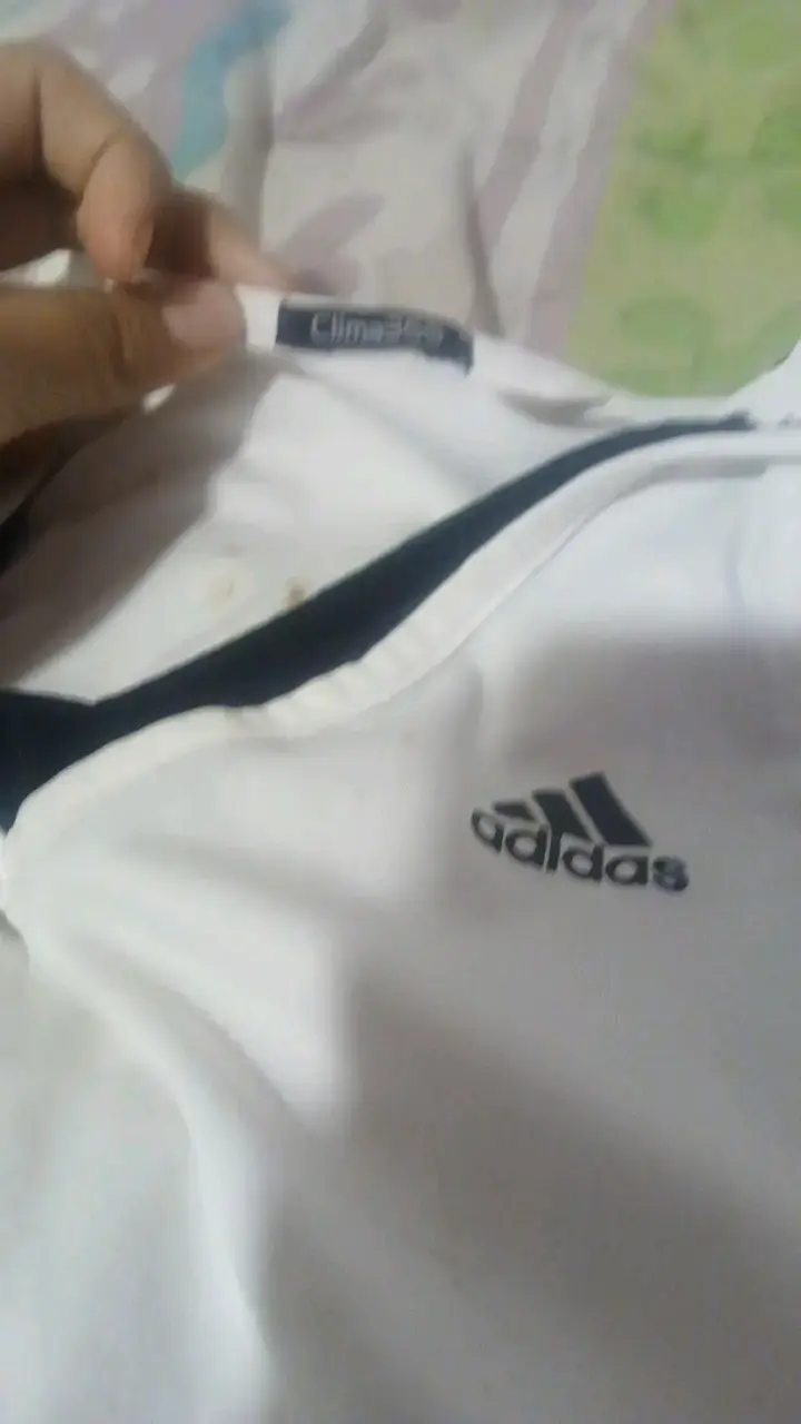 Polera deportiva blanca Adidas ClimaLite - 4