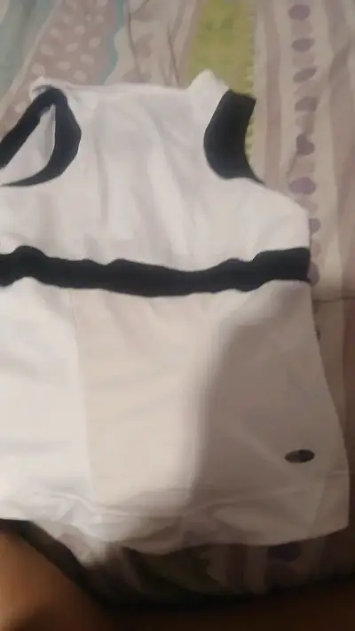 Polera deportiva blanca Adidas ClimaLite - miniatura 6