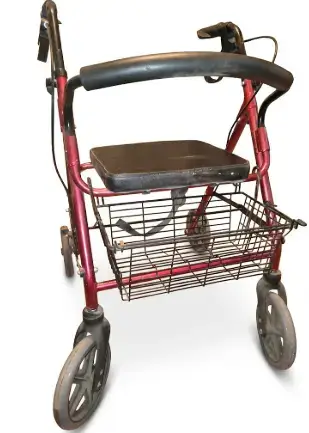Andador con asiento y frenos para adultos - miniatura 3