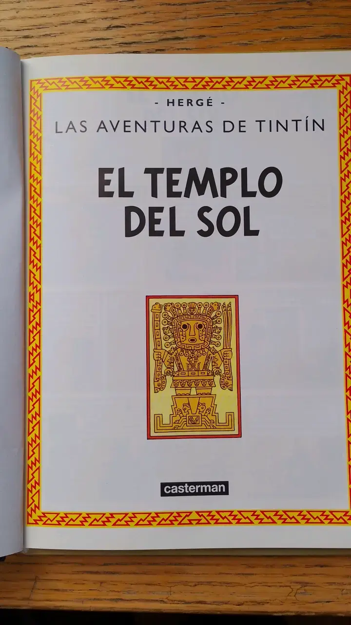 Libro Tintín El Templo del Sol de Hergé - 2