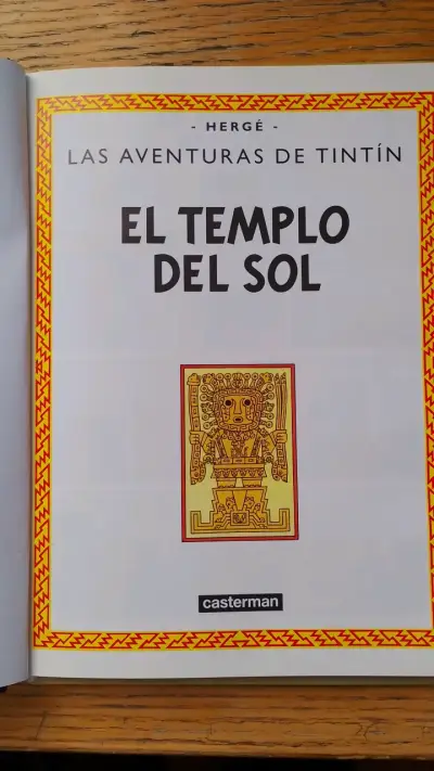 Libro Tintín El Templo del Sol de Hergé - miniatura 2