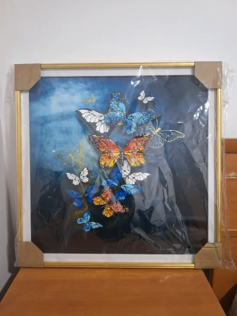 Cuadro Decorativo de Mariposas en Relieve