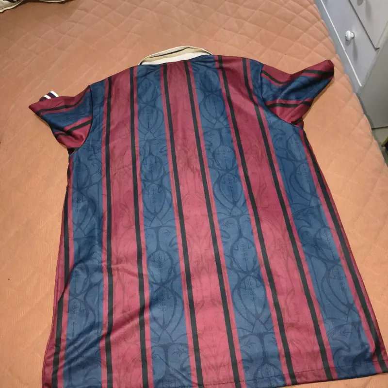 Camiseta retro Barcelona azul y granate xxl - 2
