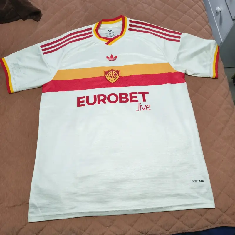 Camiseta Adidas Roma Retro Blanca xxl
