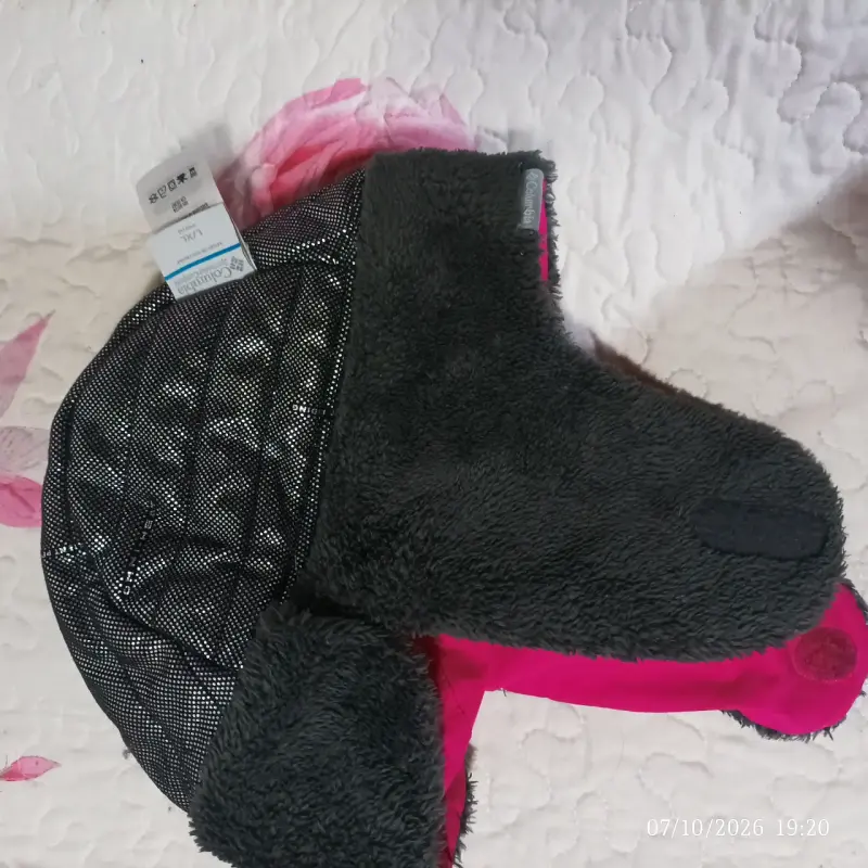Gorro de invierno Columbia rosa para mujer - 6