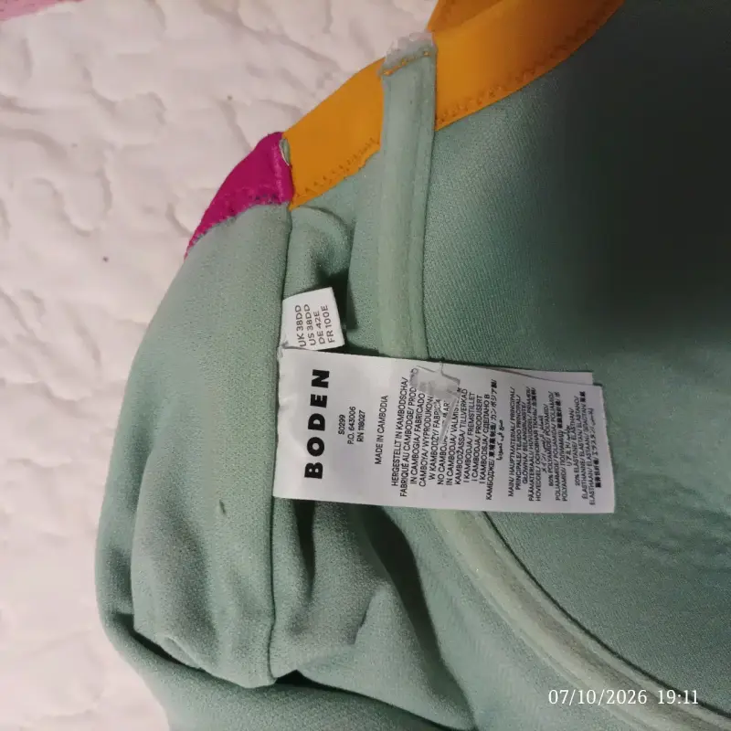 Traje de baño entero multicolor para mujer - 4