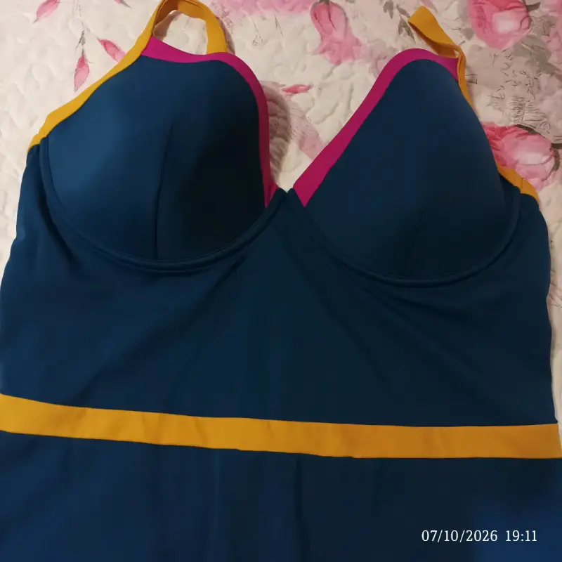 Traje de baño entero multicolor para mujer - 5