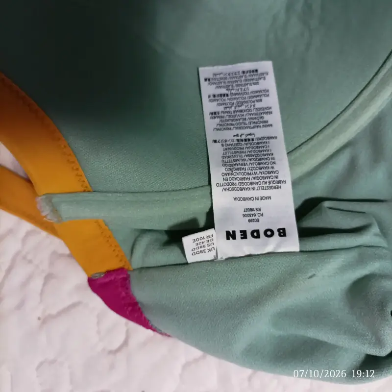 Traje de baño entero multicolor para mujer - 6