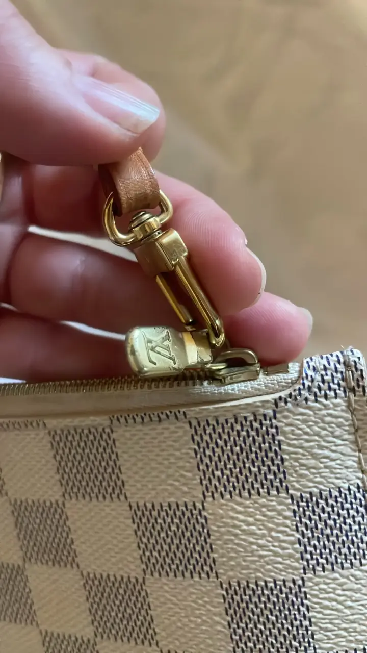 Cartera Louis Vuitton Damier Azur con Asa - 3