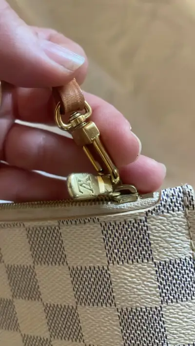 Cartera Louis Vuitton Damier Azur con Asa - miniatura 3
