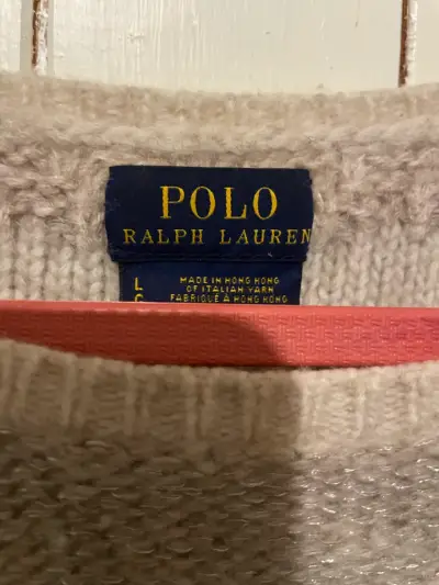 Suéter de lana beige Polo Ralph Lauren - miniatura 3