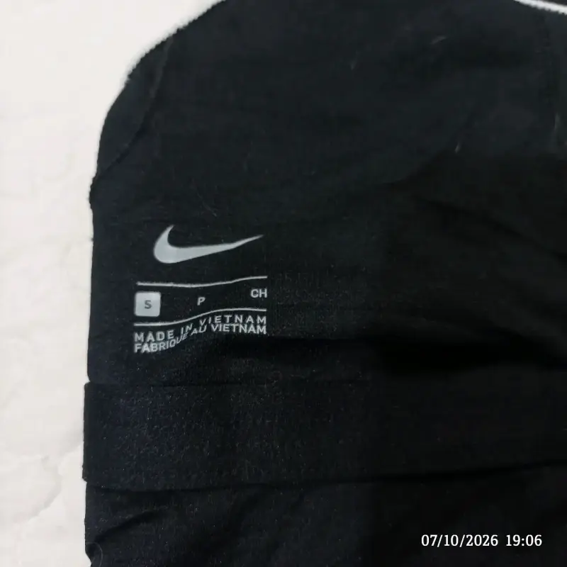Traje de baño deportivo negro Nike talla S - 4
