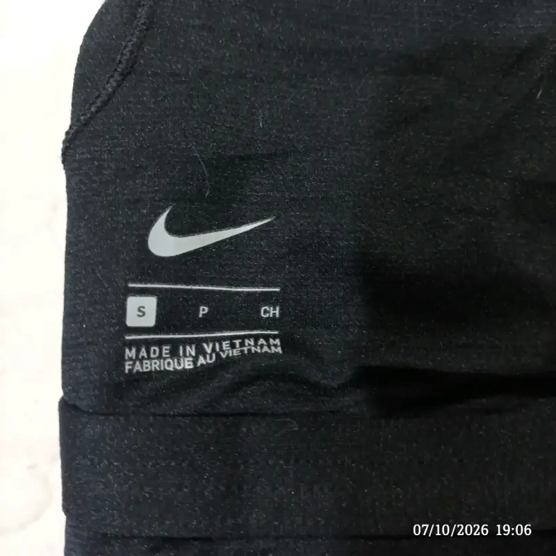 Traje de baño deportivo negro Nike talla S - 5