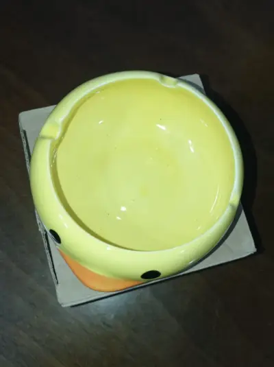 Cenicero de cerámica diseño pato amarillo - miniatura 2