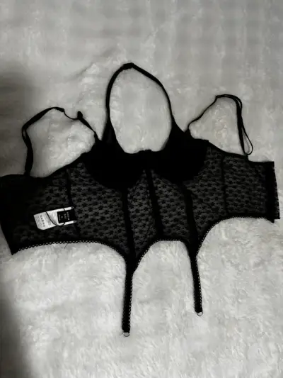 Corset negro de encaje Shein BAE - miniatura 2