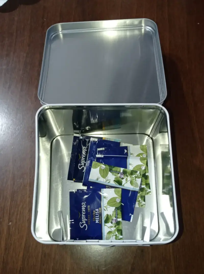 Caja metálica para cápsulas de café - 4