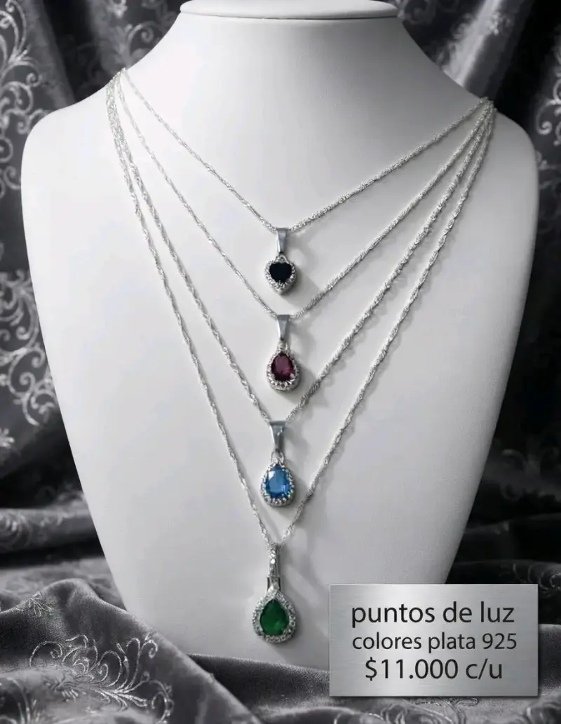 Rosario de plata 925 con diseño religioso - 4