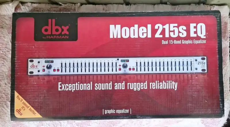 Ecualizador Gráfico Dual 15 Bandas dbx 215s EQ - 2