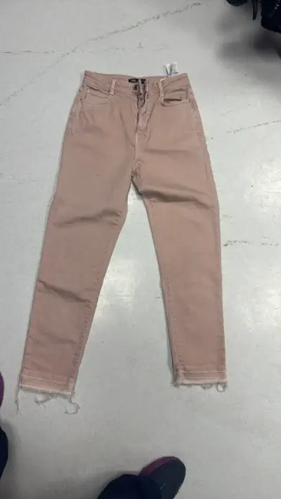 Pantalones Zara color rosa claro 38 - miniatura 2