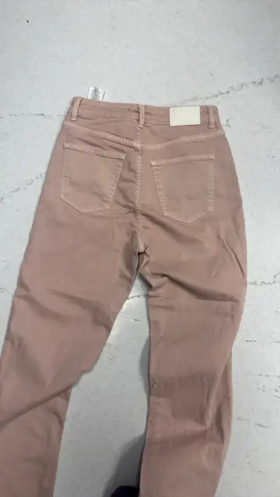 Pantalones Zara color rosa claro 38 - miniatura 4