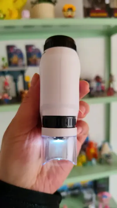 Microscopio óptico portátil con luz LED - miniatura 2