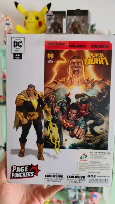 Figura de acción Black Adam DC Direct con cómic exclusivo - miniatura 4