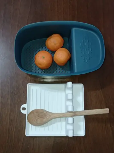 Organizador de utensilios de cocina con soporte - miniatura 2