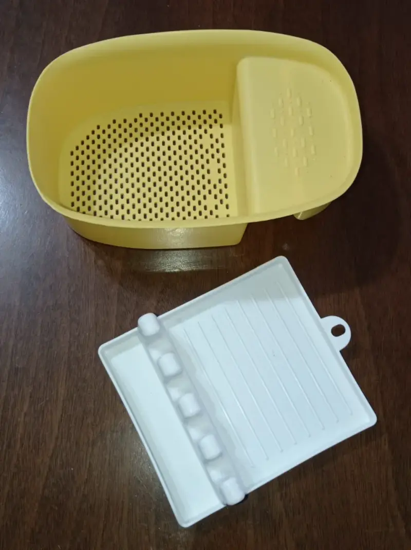 Organizador de utensilios de cocina amarillo - 2