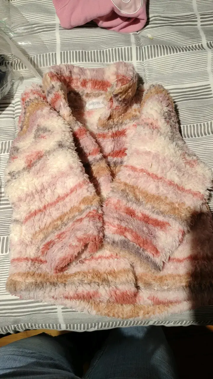 Chaleco de lana para niña multicolor