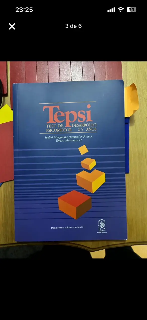 Batería Tepsi para Desarrollo Psicomotor - 3