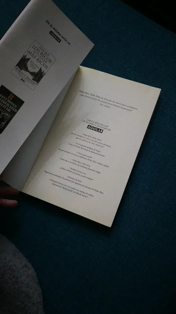 Libro Padre Rico Padre Pobre de Robert Kiyosaki - 2