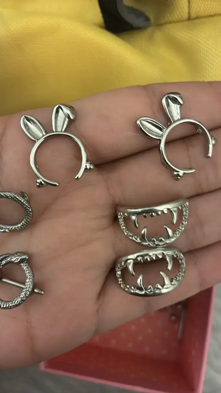 Set de Piercings de Acero Inoxidable Diseños Vario - 5