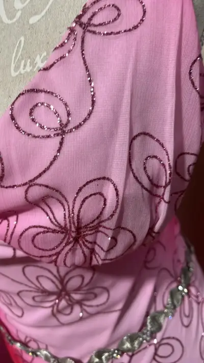 Vestido rosa y2k - miniatura 2