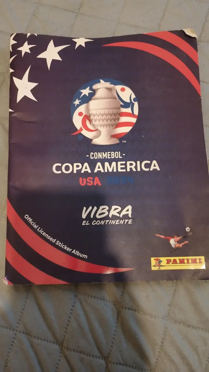 Álbum de Stickers Copa América 2024 Panini Lleno