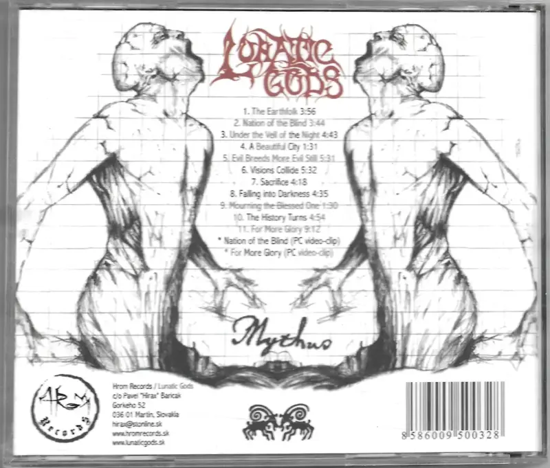 Lunatic Gods ‎– Mythus (CD) - 2
