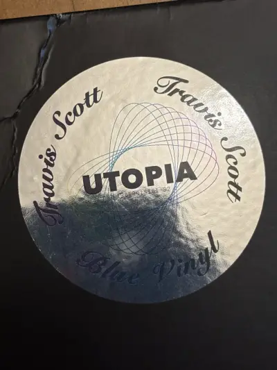 Vinilo azul Travis Scott Utopia edición especial - miniatura 4